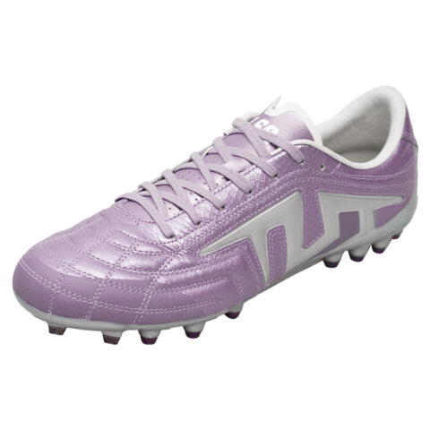 TLSS. MG Multi Ground Artificial Turf Cushioning Anti Twist Slip Resistant Soccer Shoes Unisex Light Purple