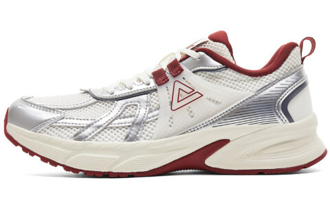 PEAK Taichi P2K Low top Casual Running Shoes Women’s White Silver Red