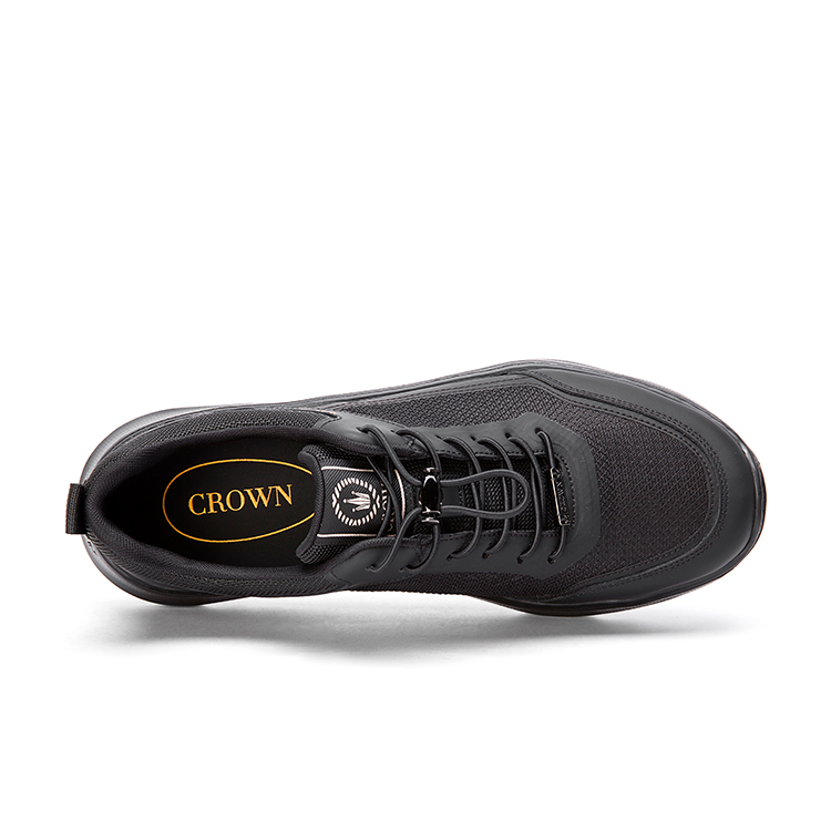 CROWN Cow Leather Low top Casual Shoes Men’s