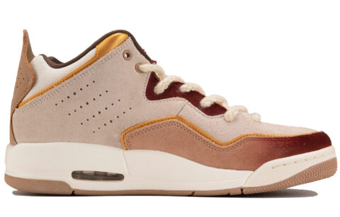 Jordan Courtside 23 Abrasion Resistant Mid top Vintage Basketball Shoes Men’s Brown