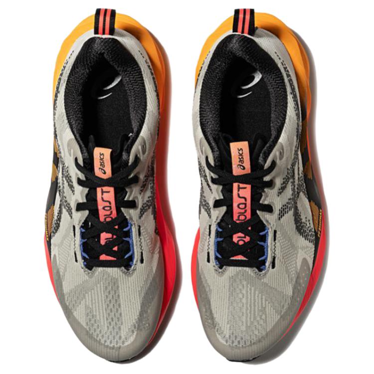 ASICS NOVABLAST 5 FF BLAST MAX High Energy Rebound Foam Midsole Casual Running Shoes Men’s Beige Black