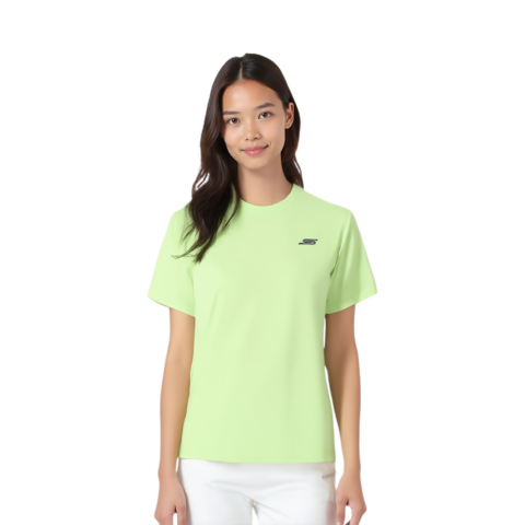 Skechers GODRI T Shirt Women’s Gray Green 013E