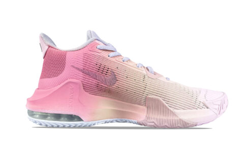 Nike Air Max Impact 3 Fabric Abrasion Resistant Support Low top Basketball Shoes Unisex Pink