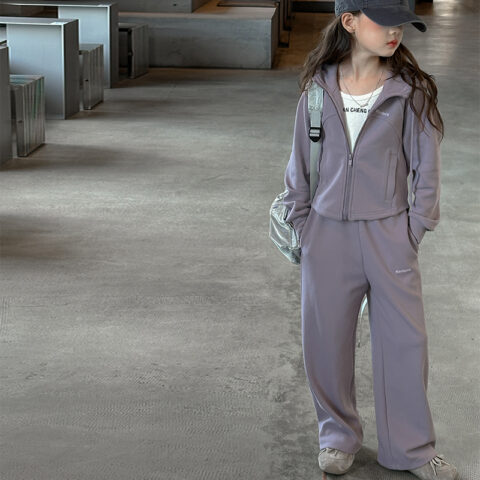 Disney Casual Sportswear Spring Fall Season Two Piece Set Teenagers