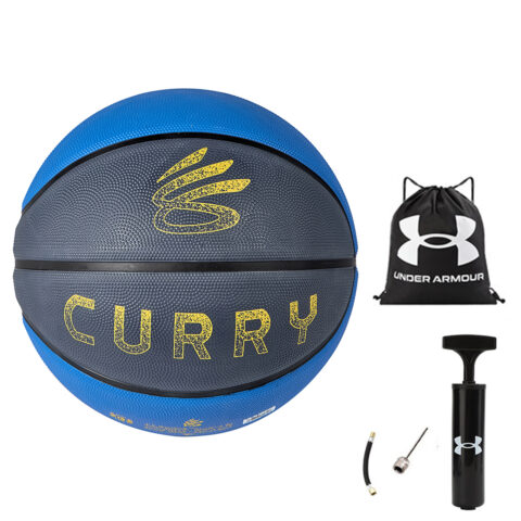 Under Armour Rubber Basketball Blue Size 7 Ball Street Training Unisex