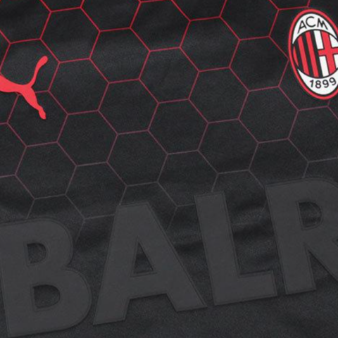 PUMA AC Milan Soccer Jersey Men’s Red Black