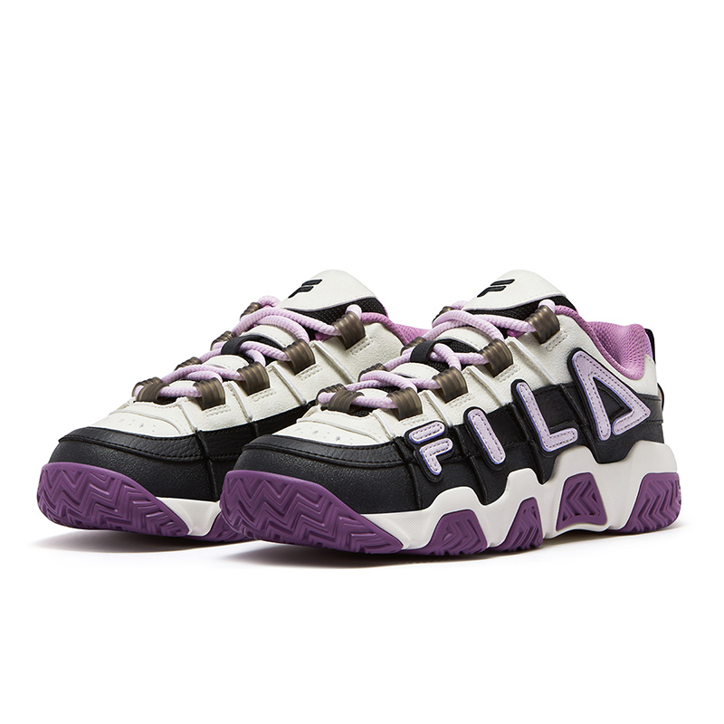 FILA FUSION BUSTER Puffy Shoes Low top Basketball Shoes Women’s Black Snow