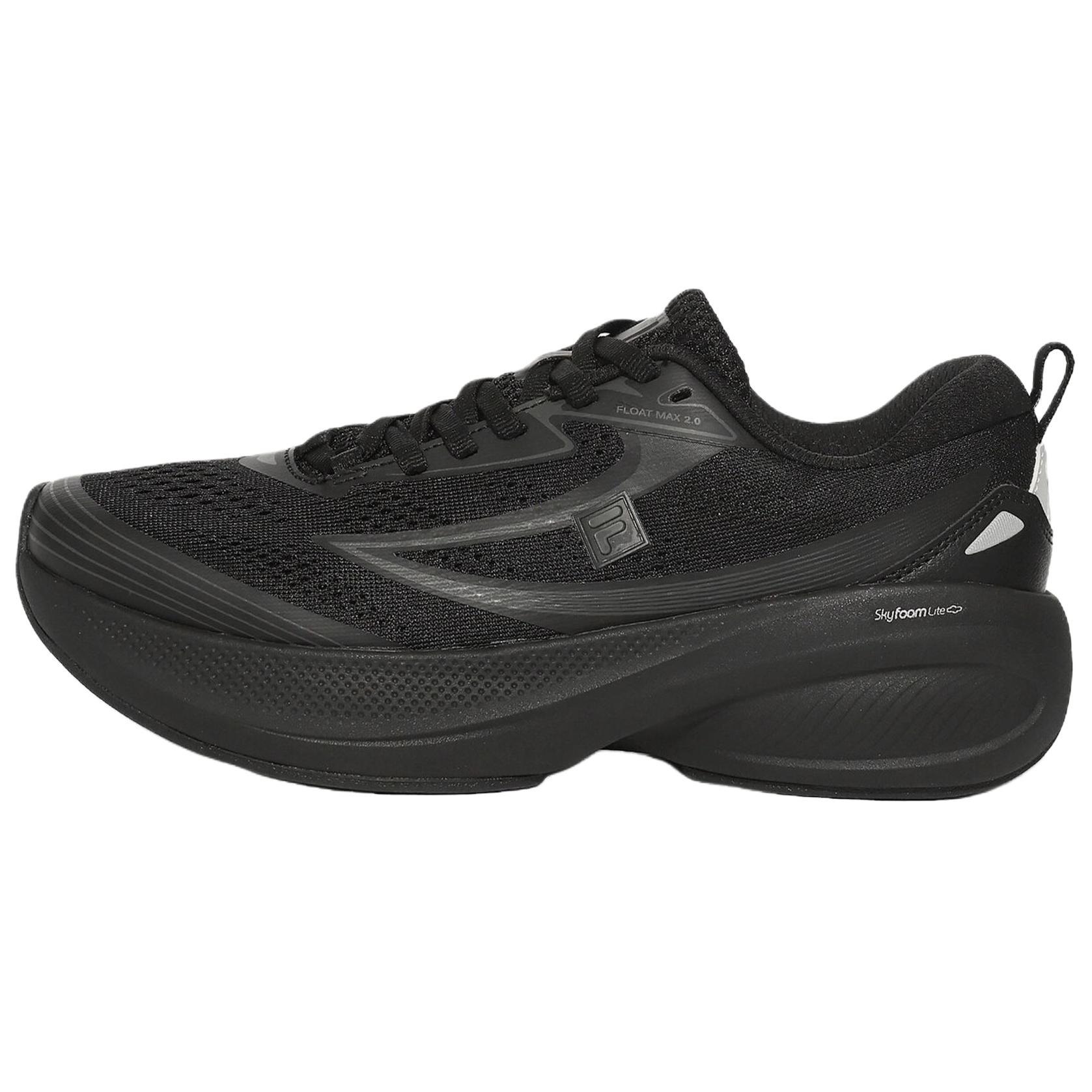 FILA Float Max 2.0 Breathable Running Shoes Unisex Black