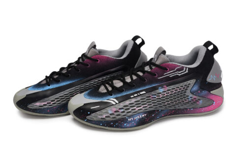 Adidas A.E. 1 Basketball Shoes Unisex Low Top Black/Gray/Pink/Blue