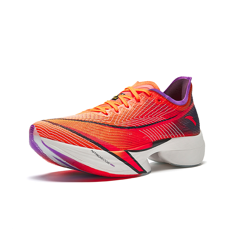 Anta C10 Pro Slip Resistant, Abrasion Resistant, Breathable Low top Running Shoes Women’s Orange Red