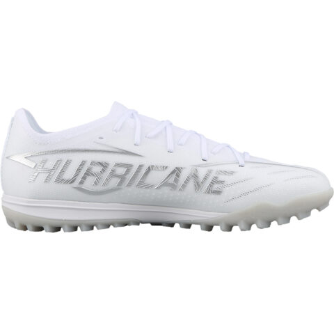 Li Ning TF Turf Artificial Turf Slip Resistant Abrasion Resistant Soccer Shoes Men’s White Silver