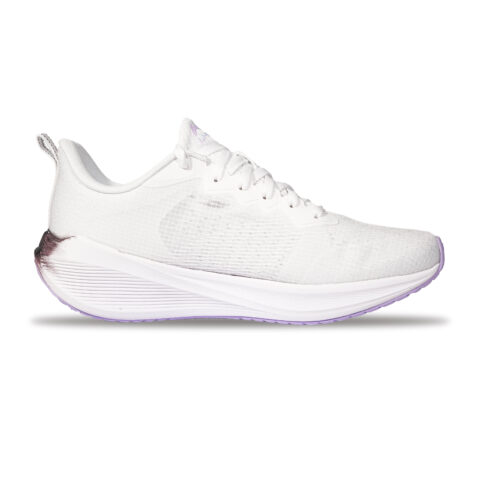 Li Ning Wuyue Cushioning Abrasion Resistant Low top Casual City Commuting Running Shoes Women’s White Blue
