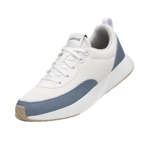 Allbirds Slip Resistant Abrasion Resistant Low top Casual City Commuting Running Shoes Men’s White Blue