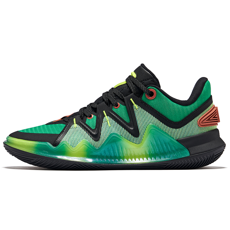 Erke Fearless EP Game Ready Cushioning Anti Rollover Anti Twist Low top Basketball Shoes Men’s Lime Green Jet Black