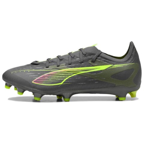 PUMA Ultra 5 Match FG Firm Ground Abrasion Resistant Soccer Shoes Unisex Black