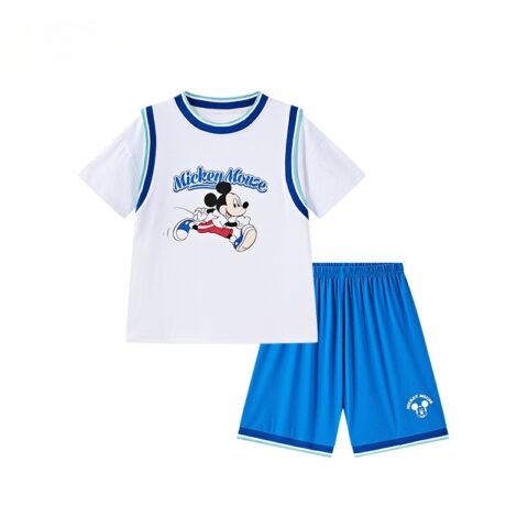 Disney Casual Sportswear Mickey Series SS25 2 Piece Set Children Aged 3 7 Years Old