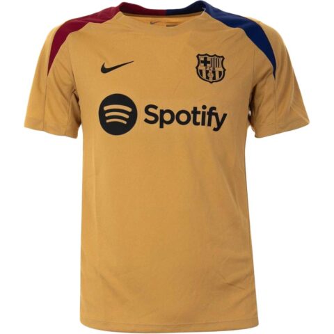 Nike x BASAILUONAZUQIUJULEBU,LIANMINGKUAN Dri Fit FCB MNK DF STRK SS TOP K Soccer Jersey Men’s Brown