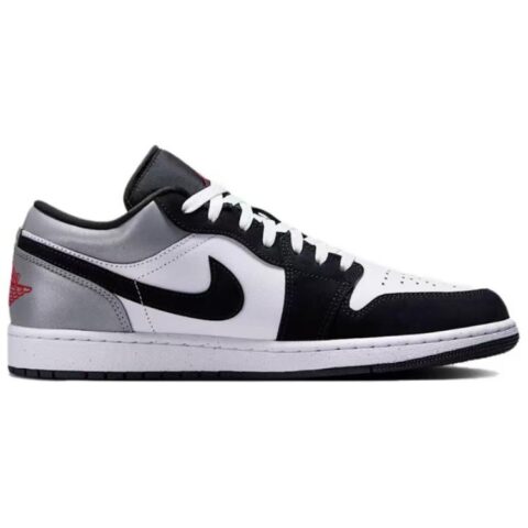 Jordan Air Jordan 1 Slip Resistant Abrasion Resistant Low top Vintage Basketball Shoes Unisex Black
