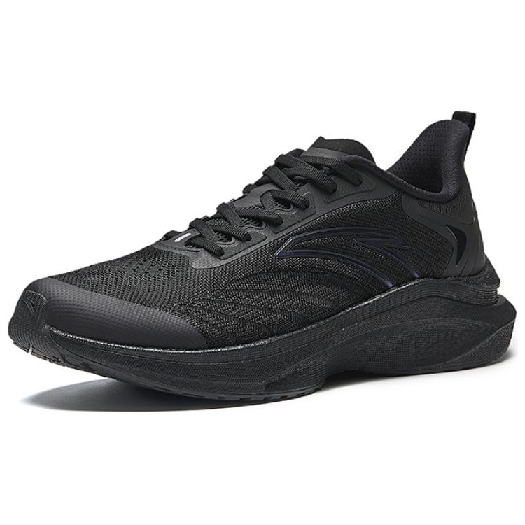 CHAOJIANTA Comfortable And Trendy Slip Resistant Abrasion Resistant Low top Casual Running Shoes Men’s Basic Black
