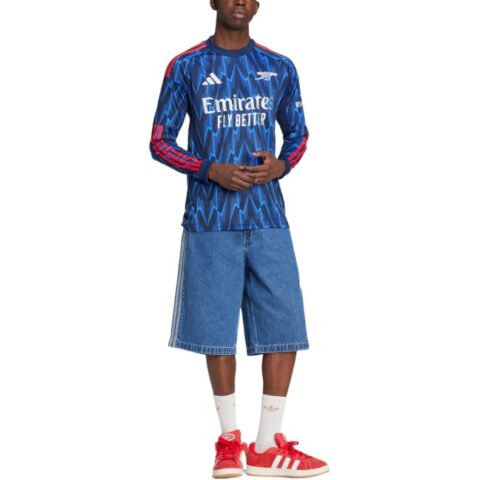 Adidas Free Shipping With AdiClub Arsenal 25/26 Long Sleeve Away Jersey