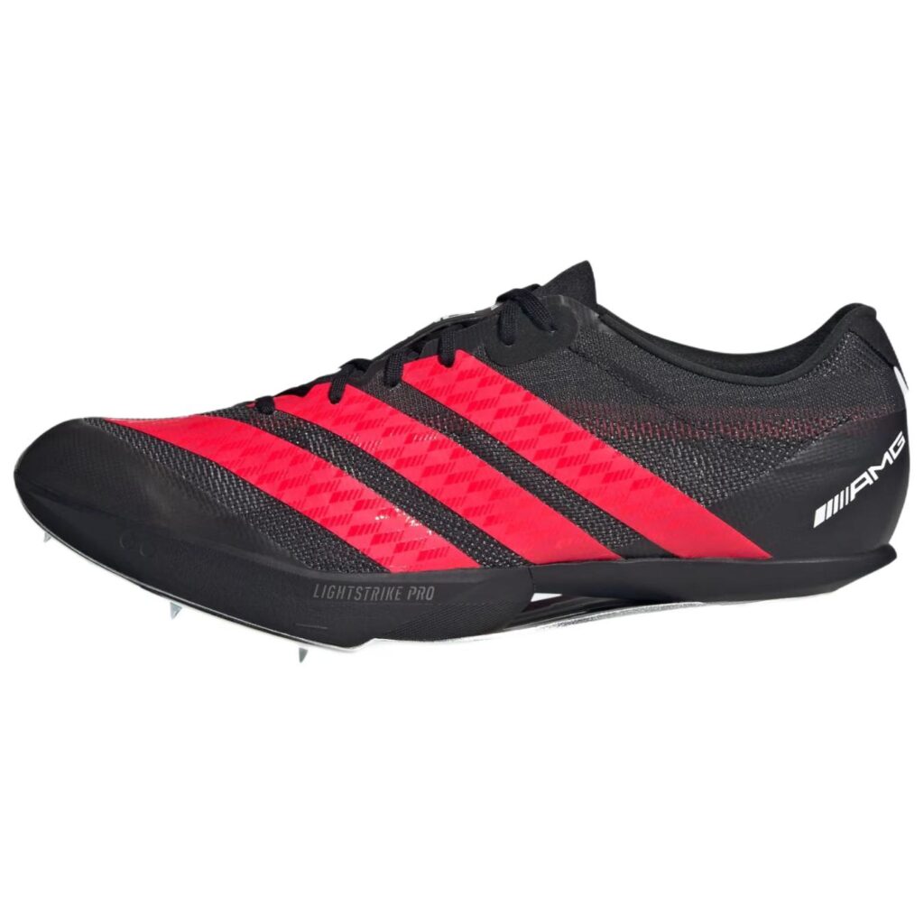 Adidas x AMG ADIZERO PRIME SP 4 Textile Running Shoes Unisex Black Red