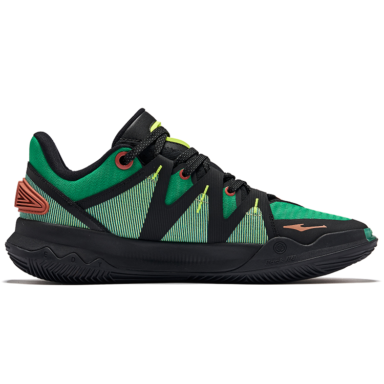 Erke Fearless EP Game Ready Cushioning Anti Rollover Anti Twist Low top Basketball Shoes Men’s Lime Green Jet Black