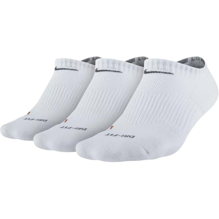 Nike Dri Fit CUSHION NO SHOW Running Socks Unisex 3 Pack