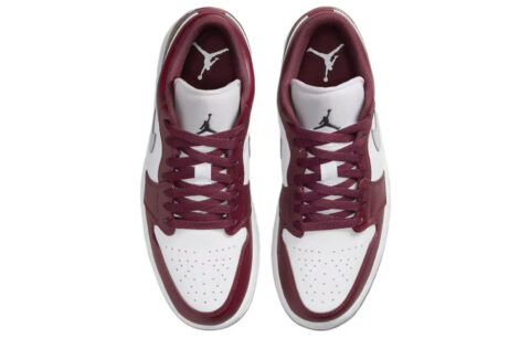Jordan Air Jordan 1 Pulse Abrasion Resistant Low top Vintage Basketball Shoes Unisex White Red