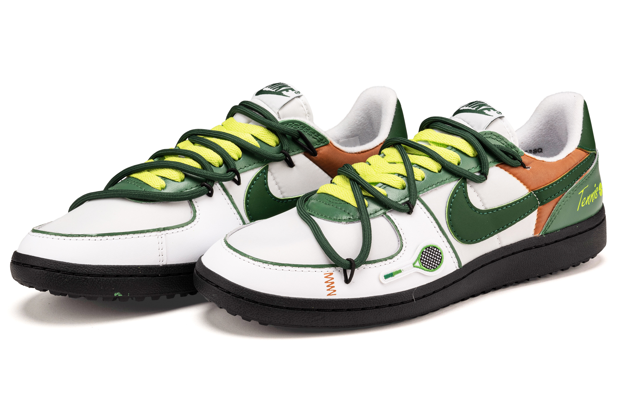 Nike Field General ’82 Abrasion Resistant Low top Vintage Basketball Shoes Unisex White Green Black