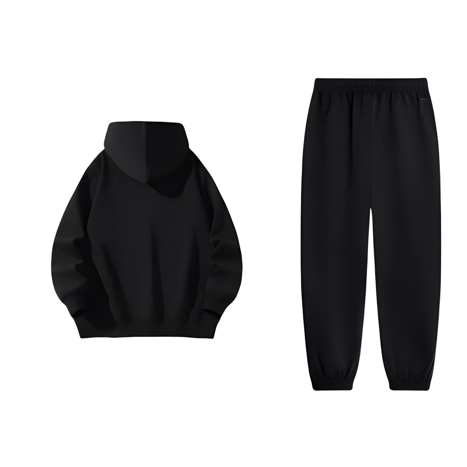 Li Ning Sports Life Collection Casual Sportswear Unisex Black