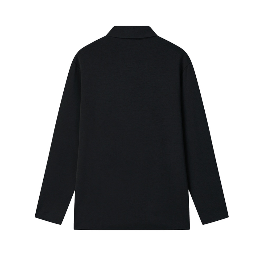 FILA Polo Shirts Men’s Jet Black Polo Collar Moderate Straight Fit