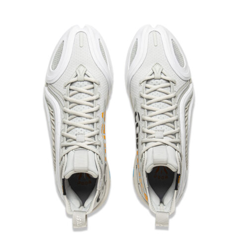 Li Ning BadFive Air 1 Super Basketball Shoes Men’s Mid Top Waterdrop Gray