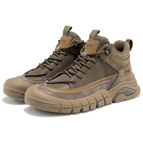 Jeep Versatile Slip Resistant Low top Mountaineering Shoes Men’s Khaki