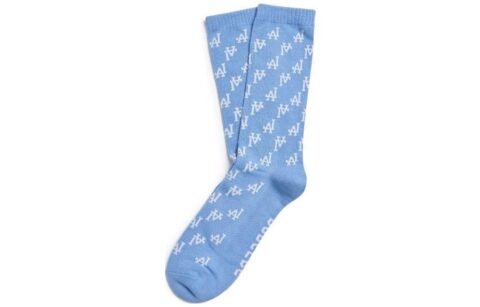 MLB Knee High Socks Unisex 1 Pack Light Blue