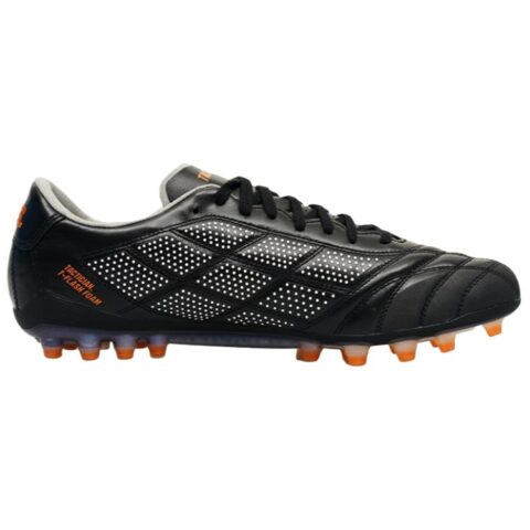 TLSS. MG Multi Ground Artificial Turf Cushioning Coverage Lightweight Soccer Shoes Unisex Black