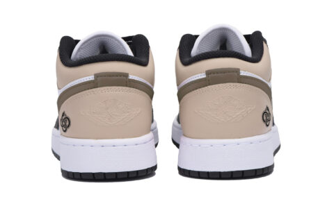 Jordan Air Jordan 1 Puppy Fragment, Year Of The Snake Abrasion Resistant Low top Vintage Basketball Shoes Men’s Black