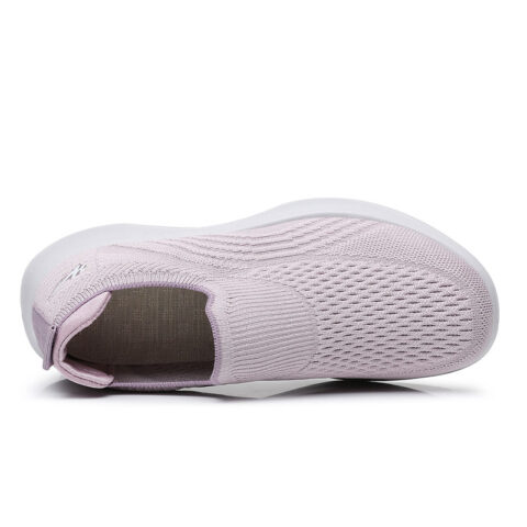 DOUBLE STAR 88 Flyknit Mom’s Comfortable Walking Shoes Slip on Traditional Beijing Cloth Shoes Fabric
