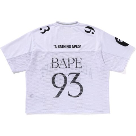 Bape Line Camo Multi Logo Relaxed Fit Football Jersey