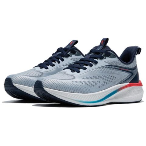 QIAODAN Light Speed 4.0 PLUS Cushioning Breathable Low top Q KUNGFU TURBO Casual Running Shoes Men’s Blue