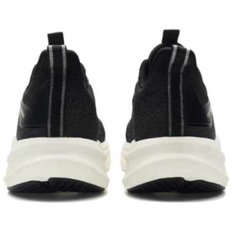 QIAODAN Fashion Trend Cushioning Abrasion Resistant Breathable Low top Casual Running Shoes Men’s Black White