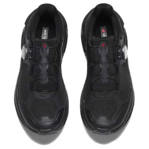 Anta Cushioning Slip Resistant Abrasion Resistant Low top Trail Running Shoes Men’s Basic Black