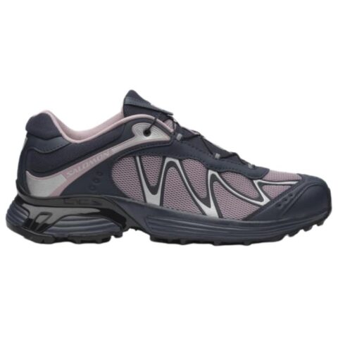 SALOMON XT WHISPER Fabric Cushioning Abrasion Resistant Breathable Support Mountaineering Hiking Shoes Unisex Dark Blue