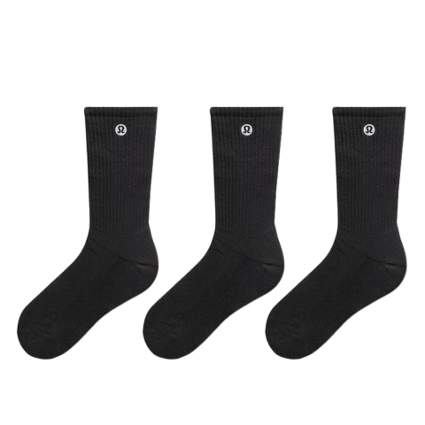 Lululemon Daily Essential Crew Socks Unisex 3 Pack