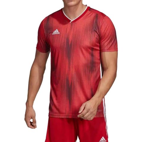 Adidas Soccer Jerseys Men’s Red Moderate Straight Fit
