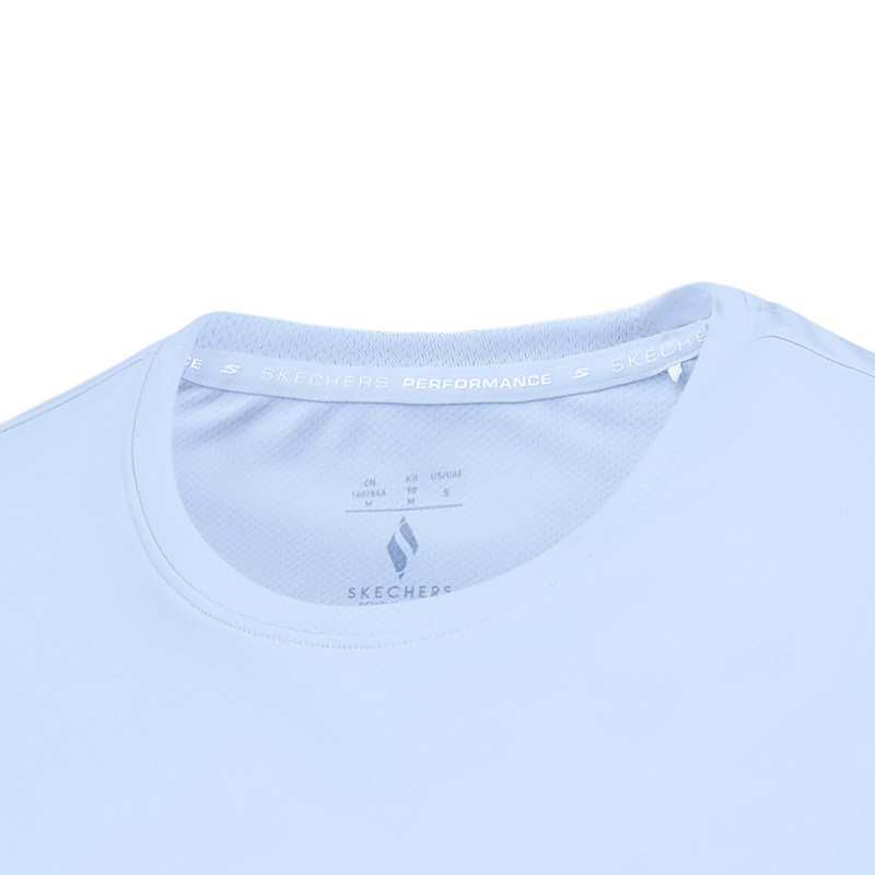 Skechers T Shirt Women’s Xenon Gas Blue 0356