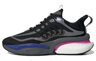 Adidas AlphaBoost V1 'Black Blue Fuchsia'