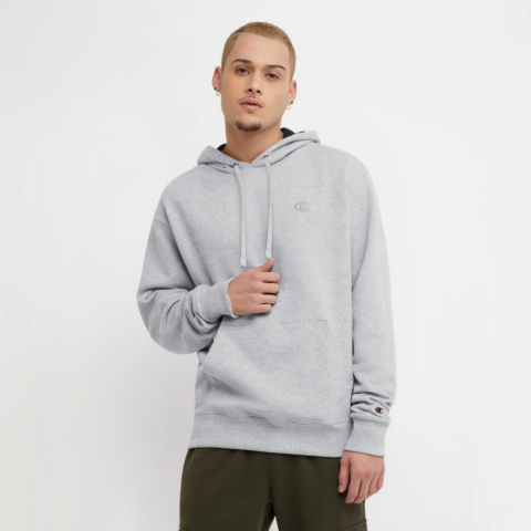 Champion Double Label Embroidery Pullover Sweatshirt Fleece Lined Loose Fit Sweatpants Casual Sportswear US Version