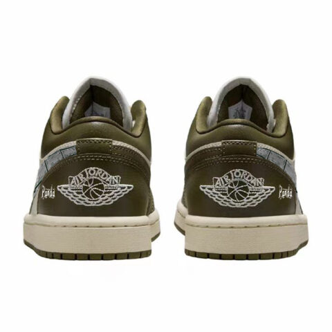 Jordan Air Jordan 1 Vintage Basketball Shoes Unisex Low Top White/Green