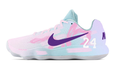 Nike Hyperdunk 2017 Size 24 Pink Snake Cushioning Coverage Support Low top Basketball Shoes Men’s