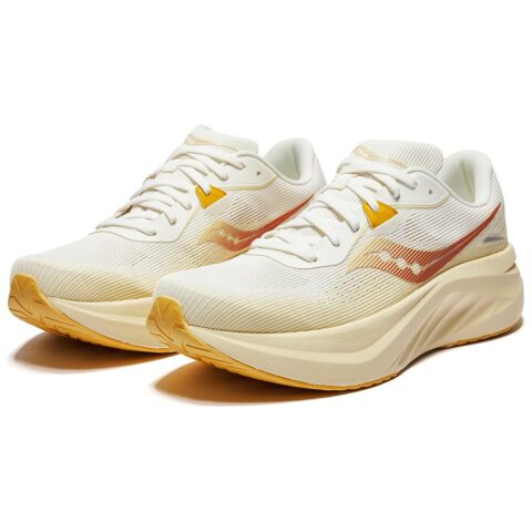 Saucony TIDE Slip Resistant Abrasion Resistant Low top Running Shoes Unisex Beige